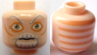 LEGO® los onderdeel Hoofd in kleur Lichte Noga 3626pb0622