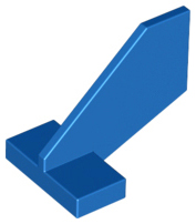 LEGO® los onderdeel Staart in kleur Blauw 44661