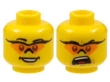 Plaatje in Gallery viewer laden, LEGO® los onderdeel Hoofd in kleur Geel 3626cpb0583