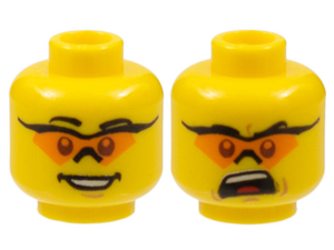 LEGO® los onderdeel Hoofd in kleur Geel 3626cpb0583