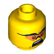 LEGO® los onderdeel Hoofd in kleur Geel 3626cpb0583