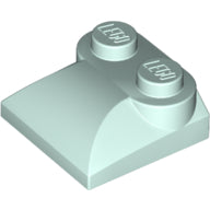 LEGO® los onderdeel Dakpan Gebogen in kleur Licht Aqua 47457