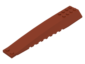 LEGO® los onderdeel Wig in kleur Roodachtig Bruin 45301