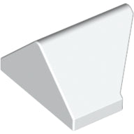 LEGO® los onderdeel Dakpan Algemeen in kleur Wit 3049c