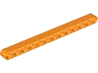 LEGO® los onderdeel Technische Hefbalk in kleur Oranje 41239