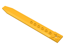 Plaatje in Gallery viewer laden, LEGO® onderdeel Plaat Aangepast Helder Licht Oranje 62743
