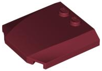 LEGO® los onderdeel Wig in kleur Donkerrood 45677