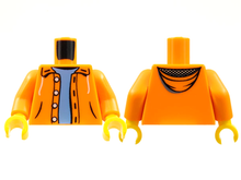 Plaatje in Gallery viewer laden, LEGO® los onderdeel Lijf met Motief Oranje 973pb0906c01