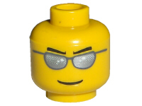 Plaatje in Gallery viewer laden, LEGO® los onderdeel Hoofd in kleur Geel 3626bpb0193