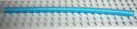 LEGO® onderdeel Slang Geribbeld Doorzichtig Lichtblauw 78c19