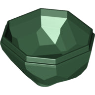 Plaatje in Gallery viewer laden, LEGO® los onderdeel Rots in kleur Donkergroen 30294