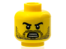LEGO® los onderdeel Hoofd in kleur Geel 3626pb0603