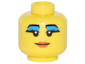 LEGO® los onderdeel Hoofd in kleur Geel 3626pb0613
