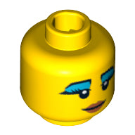 LEGO® los onderdeel Hoofd in kleur Geel 3626pb0613