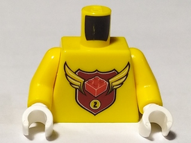 LEGO® los onderdeel Lijf met Motief Geel 973pb1009c01