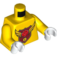 LEGO® los onderdeel Lijf met Motief Geel 973pb1009c01