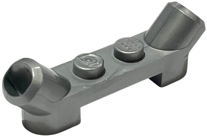 LEGO® los onderdeel Plaat Aangepast in kleur Zilver 61072