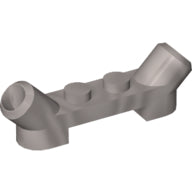 LEGO® los onderdeel Plaat Aangepast in kleur Zilver 61072