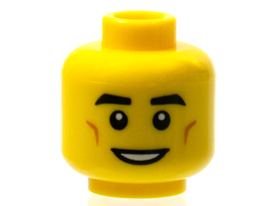 LEGO® los onderdeel Hoofd in kleur Geel 3626pb0608