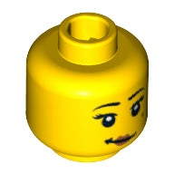LEGO® los onderdeel Hoofd in kleur Geel 3626pb0616