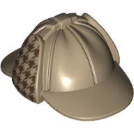 Plaatje in Gallery viewer laden, LEGO® los onderdeel Hoofddeksels Donker Geelbruin 95319pb01