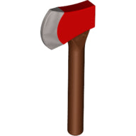 Plaatje in Gallery viewer laden, LEGO® Accessoire met Motief Roodachtig Bruin 95330pb01