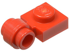 LEGO® los onderdeel Plaat Aangepast in kleur Rood 4081b