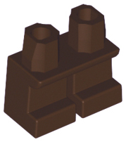 LEGO® los onderdeel Benen Aangepast Donker Bruin 41879