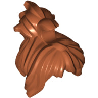 LEGO® los onderdeel Haar in kleur Donker Oranje 95326