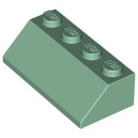 Plaatje in Gallery viewer laden, LEGO® los onderdeel Dakpan Algemeen in kleur Zandgroen 3037