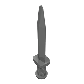 LEGO® los onderdeel Wapen in kleur Parel Donkergrijs 95673