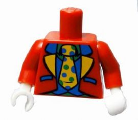 LEGO® los onderdeel Lijf met Motief Rood 973pb0939c01