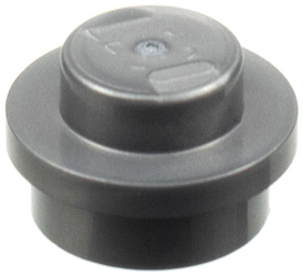 LEGO® los onderdeel Plaat Rond in kleur Zilver 4073