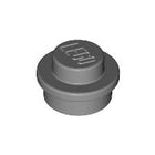 LEGO® los onderdeel Plaat Rond in kleur Zilver 4073