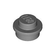 LEGO® los onderdeel Plaat Rond in kleur Zilver 4073