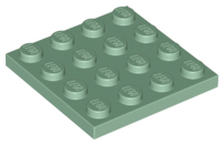 LEGO® los onderdeel Plaat Algemeen in kleur Zandgroen 3031