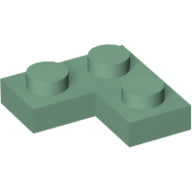 LEGO® los onderdeel Plaat Algemeen in kleur Zandgroen 2420