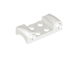 LEGO® los onderdeel Spatbord in kleur Wit 93590