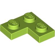 LEGO® los onderdeel Plaat Algemeen in kleur Limoen 2420