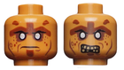 LEGO® los onderdeel Hoofd in kleur Medium Noga 3626pb0560
