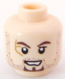 LEGO® los onderdeel Hoofd in kleur Lichte Noga 3626bpb0568