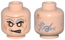 LEGO® los onderdeel Hoofd in kleur Lichte Noga 3626pb0562