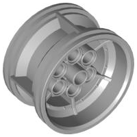 LEGO® los onderdeel Wiel Licht Blauwachtig Grijs 56908