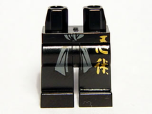 Plaatje in Gallery viewer laden, LEGO® los onderdeel Benen met Motief Zwart 970c00pb0121