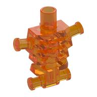 LEGO® los onderdeel Lijf Accessoire Doorzichtig Oranje 93060