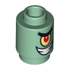 LEGO® onderdeel Steen Rond met Motief Zandgroen 3062pb038