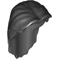 Plaatje in Gallery viewer laden, LEGO® los onderdeel Haar in kleur Zwart 40239