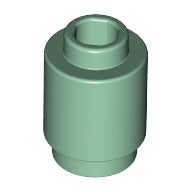 LEGO® los onderdeel Steen Rond in kleur Zandgroen 3062