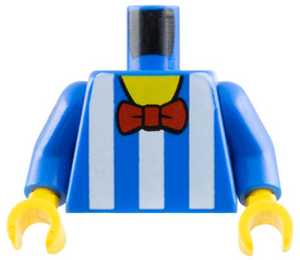 LEGO® los onderdeel Lijf met Motief Blauw 973pb0947c01
