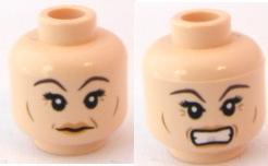 LEGO® los onderdeel Hoofd in kleur Lichte Noga 3626pb0590